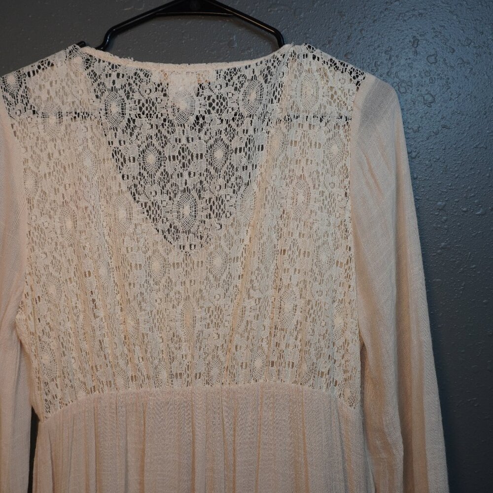 Flying Tomato Womens Embroidered Rayon Poly Floral Flowy Dress Size Medium - Picture 5 of 9